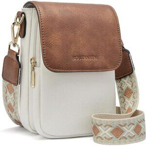 Small Crossbody Phone Purse Leather Wallet Bag with Card Slots Adjustable Strap